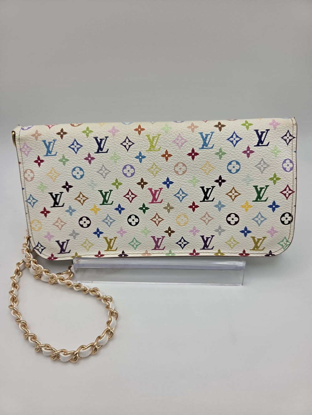 Authentic Louis Vuitton Preloved RARE Murakami Insolite Wallet On Chain W COA